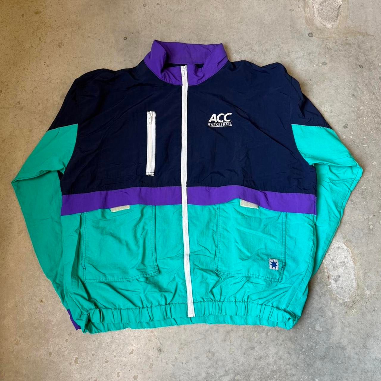 90s Acc Basketball Starbus Windbreaker Jacket
